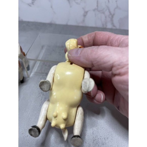 Vintage Fisher Price Little People Lot of 2 Farm Posable Cows Replacements - Picture 7 of 10